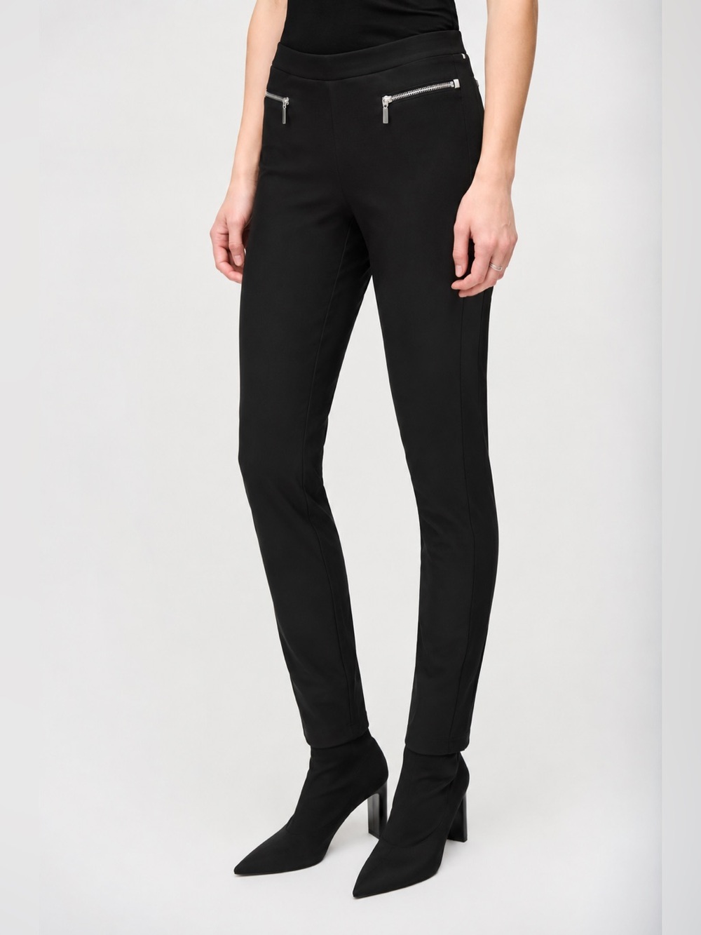 NWT Zara High Waisted Zipped Skinny Pants